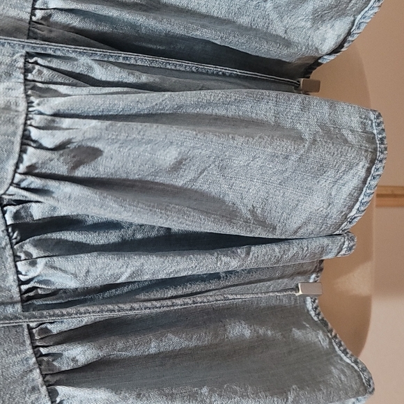 COPY - LOVE STITCH TANK TOP CRISS CROSS SLEEVELESS HIGH NECK BLUE WOMENS MEDIUM… - Picture 5 of 12